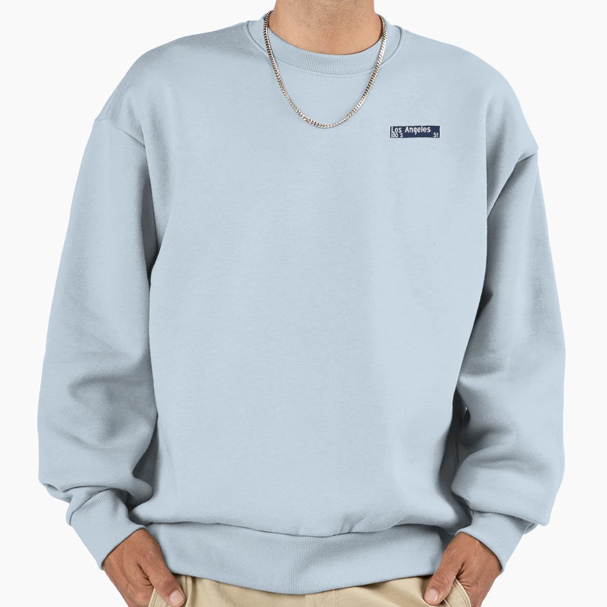 Los Angeles Street Sign Sweatshirt - Trendy Graphic Unisex - T-Shirt, Sweatshirt, Hoodie