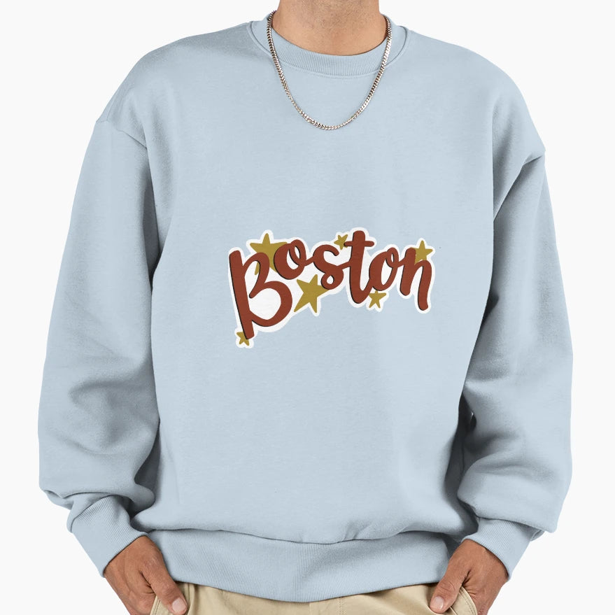 Boston Sweatshirt - Aesthetic Graphic Unisex - T-Shirt, Sweatshirt, Hoodie