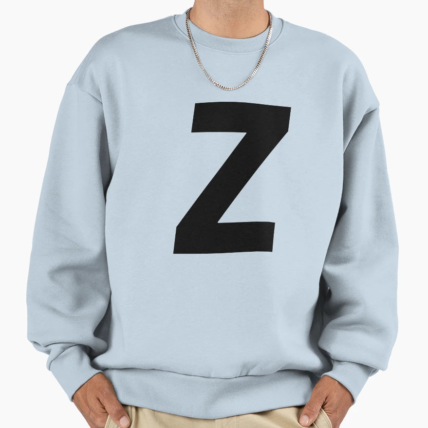 Z Word Letter Zz Zeta Zzz Zet Sweatshirt - Streetwear Style Men Women - T-Shirt, Sweatshirt, Hoodie
