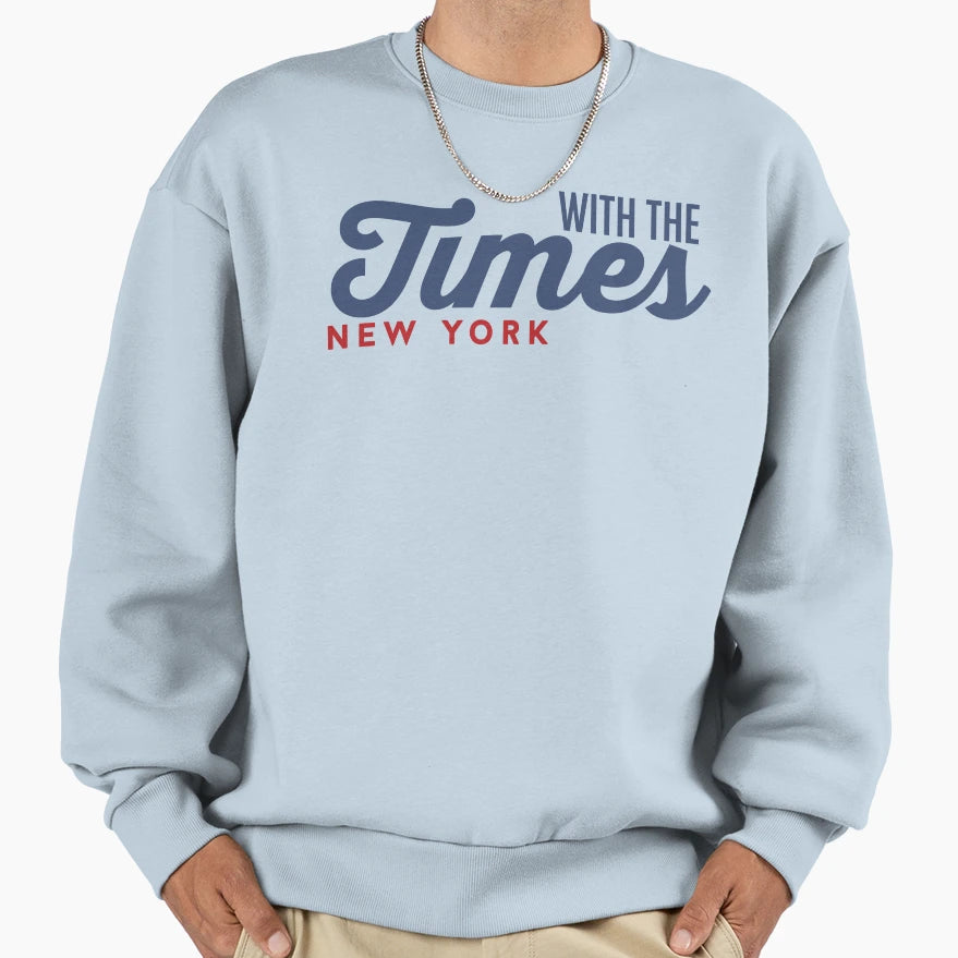 Times New York Sweatshirt - Graphic Print for Adults - T-Shirt, Sweatshirt, Hoodie
