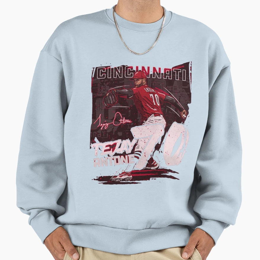 Tejay Antone State Sweatshirt - Casual Everyday Wear Unisex - T-Shirt, Sweatshirt, Hoodie