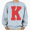 Alphabet Red K Sports Letter K Sweatshirt - Casual Everyday Wear Unisex - T-Shirt, Sweatshirt, Hoodie