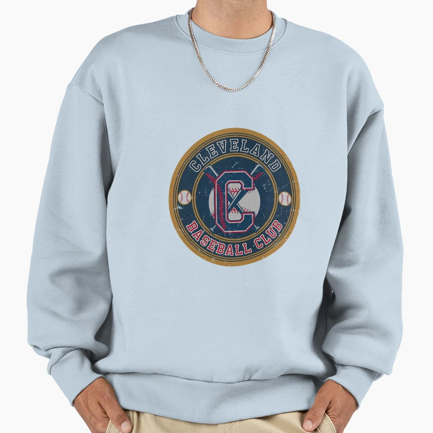 Cleveland Indians Logo Sweatshirt - Novelty Apparel for Adults - T-Shirt, Sweatshirt, Hoodie