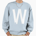 W White Sweatshirt - Trendy Graphic Men Women - T-Shirt, Sweatshirt, Hoodie