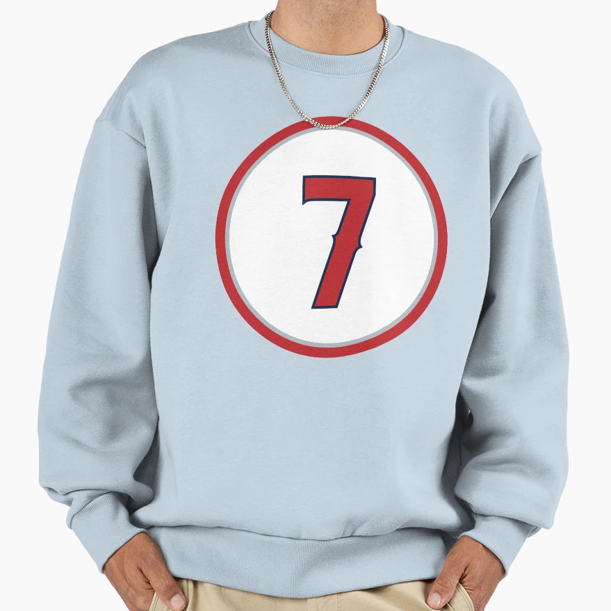 Jo Adell 7 Jersey Number Sweatshirt - Graphic Print Men Women - T-Shirt, Sweatshirt, Hoodie