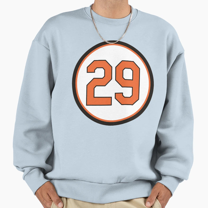 Ken Singleton 29 Jersey Number Sweatshirt - Trendy Graphic Unisex - T-Shirt, Sweatshirt, Hoodie