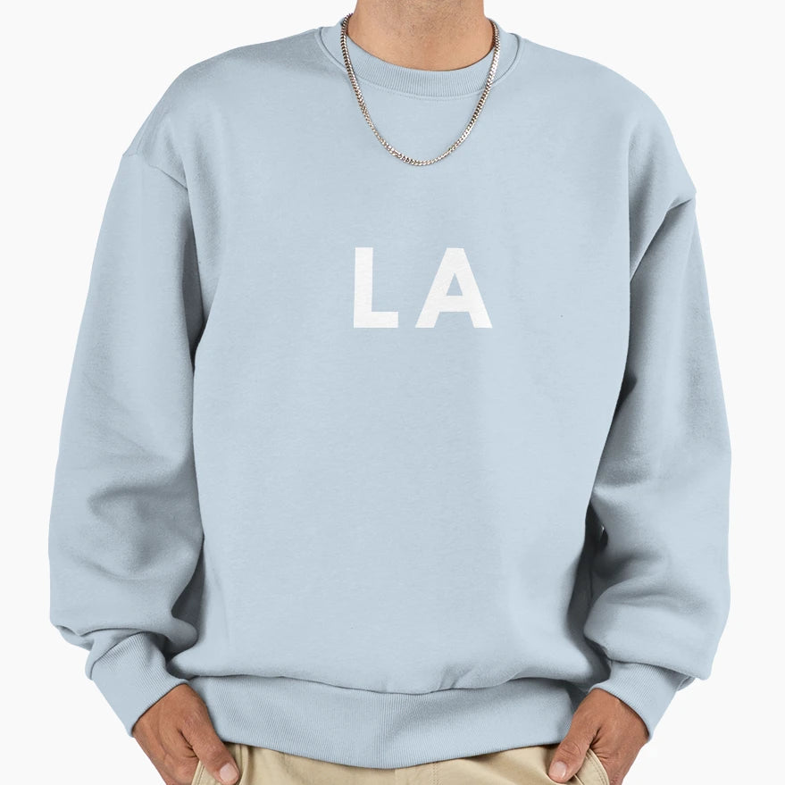 La Los Angeles Sweatshirt - Casual Everyday Wear for Adults - T-Shirt, Sweatshirt, Hoodie