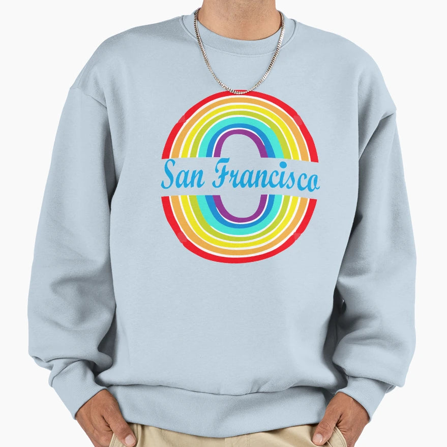 San Francisco California Sweatshirt - Casual Everyday Wear Men Women - T-Shirt, Sweatshirt, Hoodie