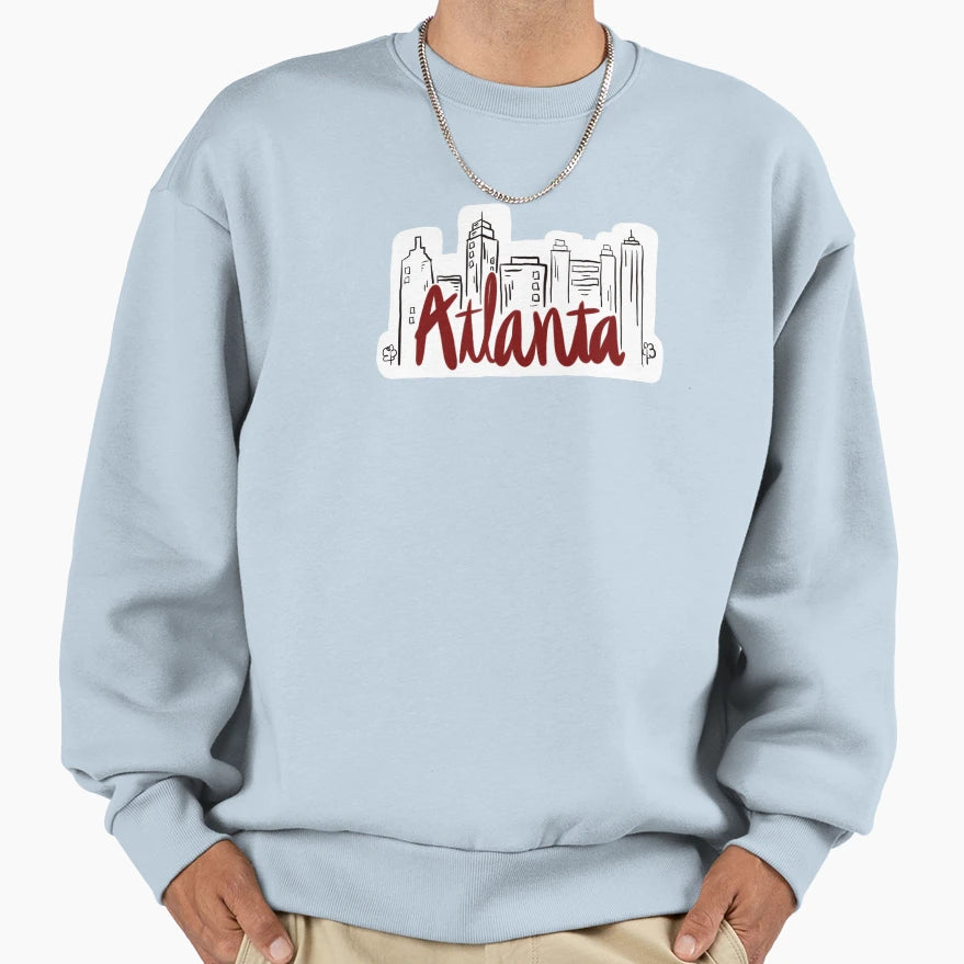 Atlanta Sweatshirt - Minimalist Print Unisex - T-Shirt, Sweatshirt, Hoodie