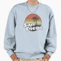 San Diego California Palm Tree Sweatshirt - Aesthetic Graphic Unisex - T-Shirt, Sweatshirt, Hoodie
