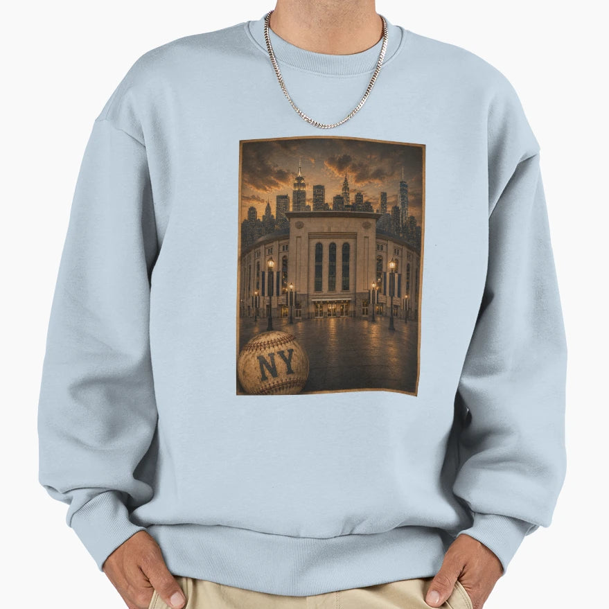 New York Baseball Haven Sweatshirt - Aesthetic Graphic for Adults - T-Shirt, Sweatshirt, Hoodie