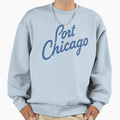 Port Chicago Signature Harbor Blue Sweatshirt - Unique Graphic for Adults - T-Shirt, Sweatshirt, Hoodie