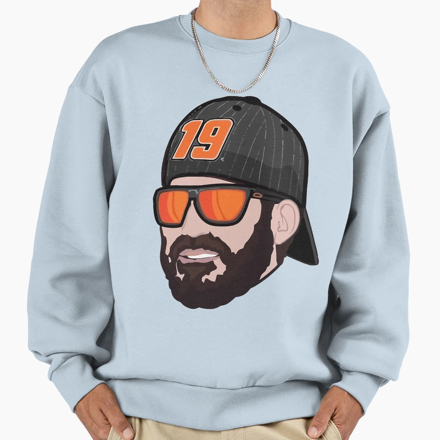 19 Jr Racer Sweatshirt - Aesthetic Graphic Men Women - T-Shirt, Sweatshirt, Hoodie