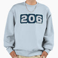 Area Code 206 Pt 2 Sweatshirt - Novelty Apparel Unisex - T-Shirt, Sweatshirt, Hoodie