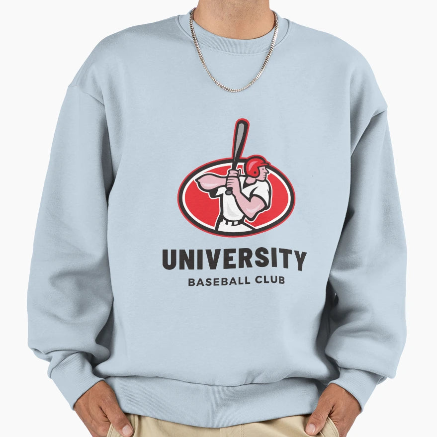 Baseball Sweatshirt - Casual Everyday Wear Unisex - T-Shirt, Sweatshirt, Hoodie