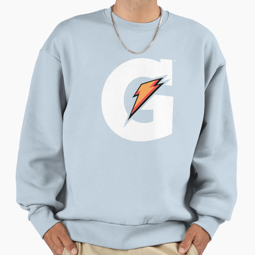 White G Lighting Gatorades Drinks Sweatshirt - Streetwear Style Men Women - T-Shirt, Sweatshirt, Hoodie
