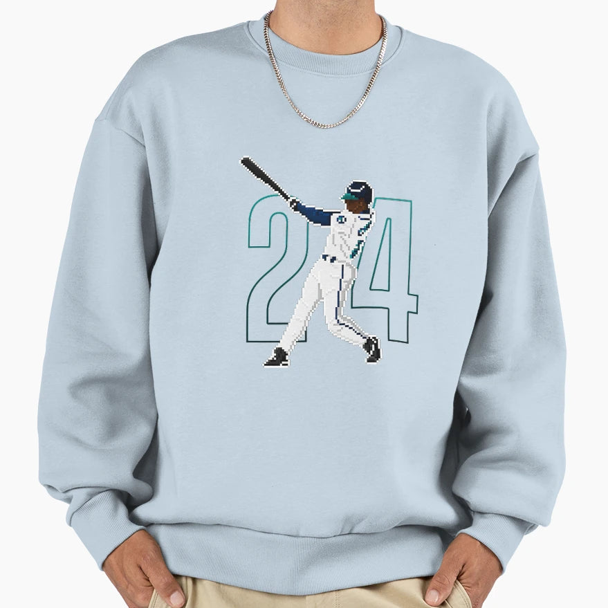 Ken Griffey Sweatshirt - Custom Art Print Men Women - T-Shirt, Sweatshirt, Hoodie
