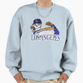Los Angeles Skull Player Sweatshirt - Trendy Graphic Men Women - T-Shirt, Sweatshirt, Hoodie