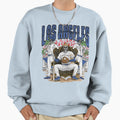 Los Angeles Baseball Skull Sweatshirt - Streetwear Style Men Women - T-Shirt, Sweatshirt, Hoodie