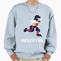 8 Bit Houston Football 1 Sweatshirt - Streetwear Style for Adults - T-Shirt, Sweatshirt, Hoodie
