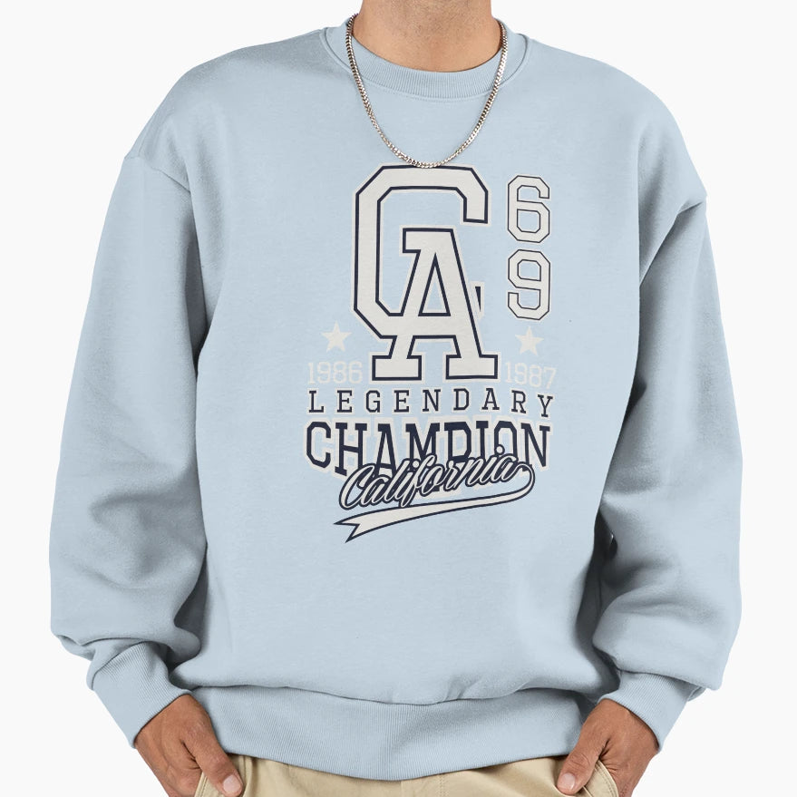 Legendary Champion California Sweatshirt - Aesthetic Graphic Unisex - T-Shirt, Sweatshirt, Hoodie
