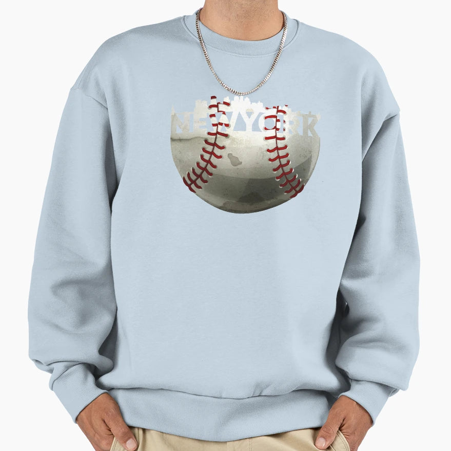 Best New York Baseball Skyline Sweatshirt - Trendy Graphic Men Women - T-Shirt, Sweatshirt, Hoodie