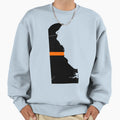 Delaware Thin Orange Line Sweatshirt - Unique Graphic Unisex - T-Shirt, Sweatshirt, Hoodie