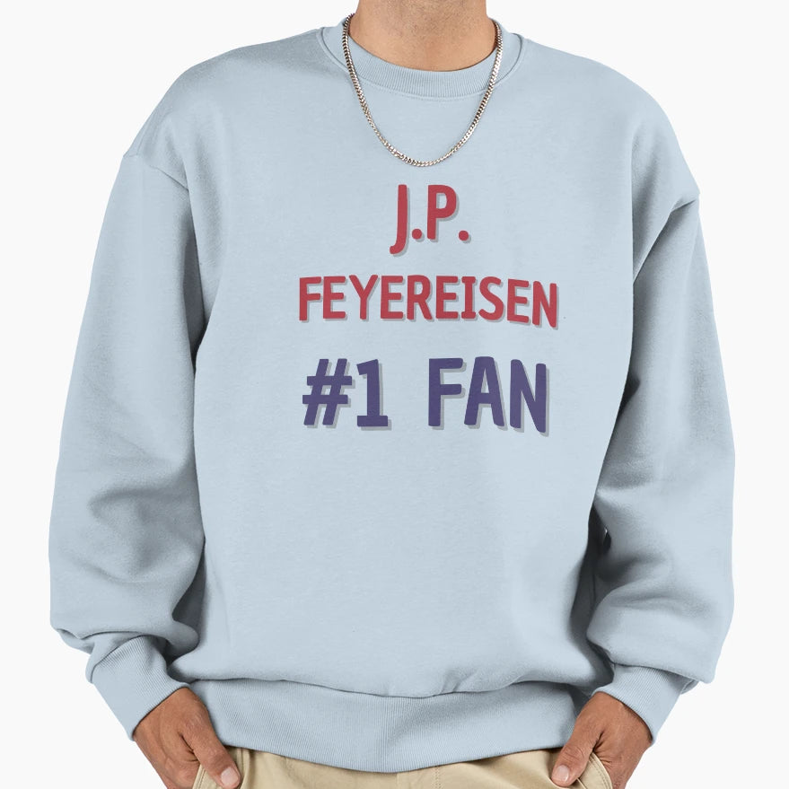 J P Feyereisen 1 Fan Sweatshirt - Aesthetic Graphic Unisex - T-Shirt, Sweatshirt, Hoodie