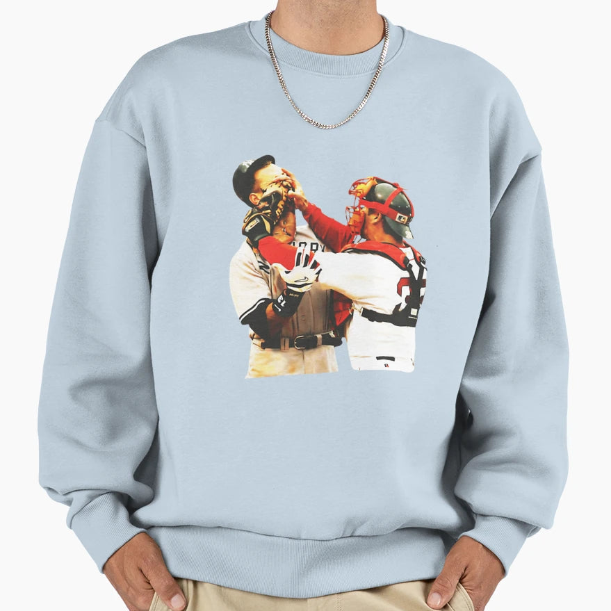 Jason Varitek Arod Sepia Sweatshirt - Custom Art Print Men Women - T-Shirt, Sweatshirt, Hoodie