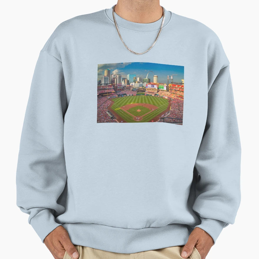 Busch Stadium Sweatshirt - Custom Art Print for Adults - T-Shirt, Sweatshirt, Hoodie
