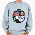 Philadelphia Sports Quad Sweatshirt - Fun Novelty Design for Adults - T-Shirt, Sweatshirt, Hoodie