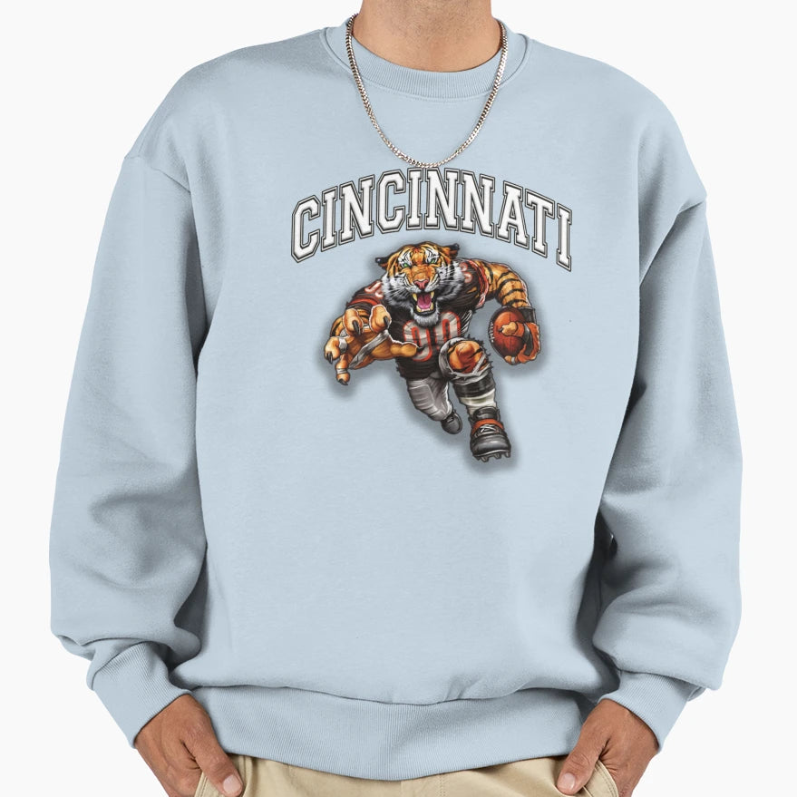 Cincinnati Football Detroit Lions Sweatshirt - Streetwear Style Men Women - T-Shirt, Sweatshirt, Hoodie
