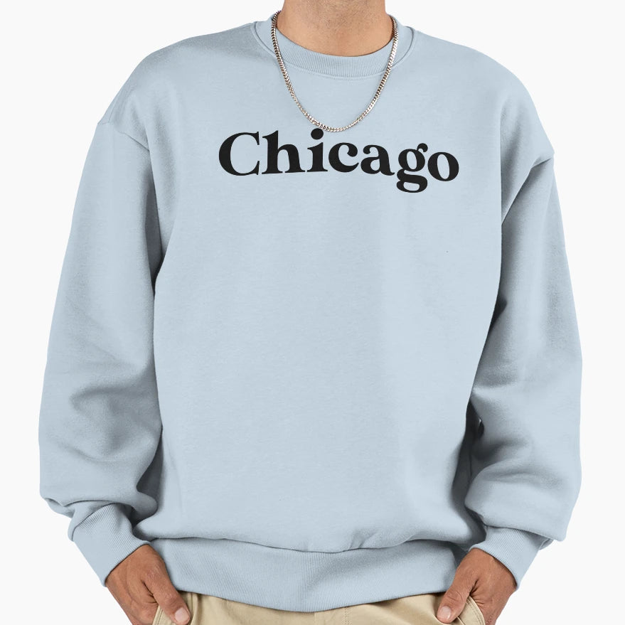 Chicago Sweatshirt - Custom Art Print for Adults - T-Shirt, Sweatshirt, Hoodie