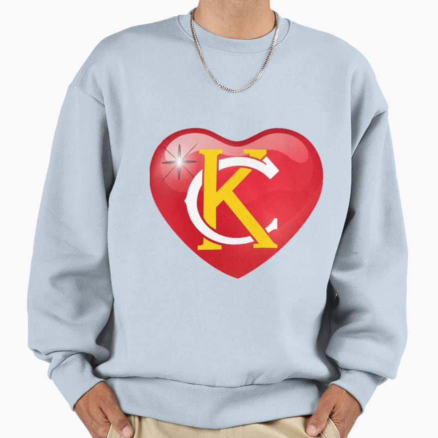 I Love Kansas Cit Sweatshirt - Minimalist Print Men Women - T-Shirt, Sweatshirt, Hoodie