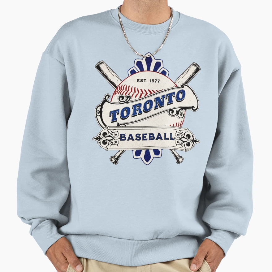Toronto Baseball Sweatshirt - Aesthetic Graphic Unisex - T-Shirt, Sweatshirt, Hoodie