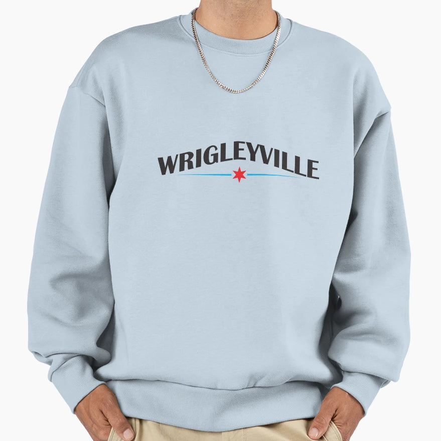 Wrigleyville Neighborhood Sweatshirt - Graphic Print for Adults - T-Shirt, Sweatshirt, Hoodie
