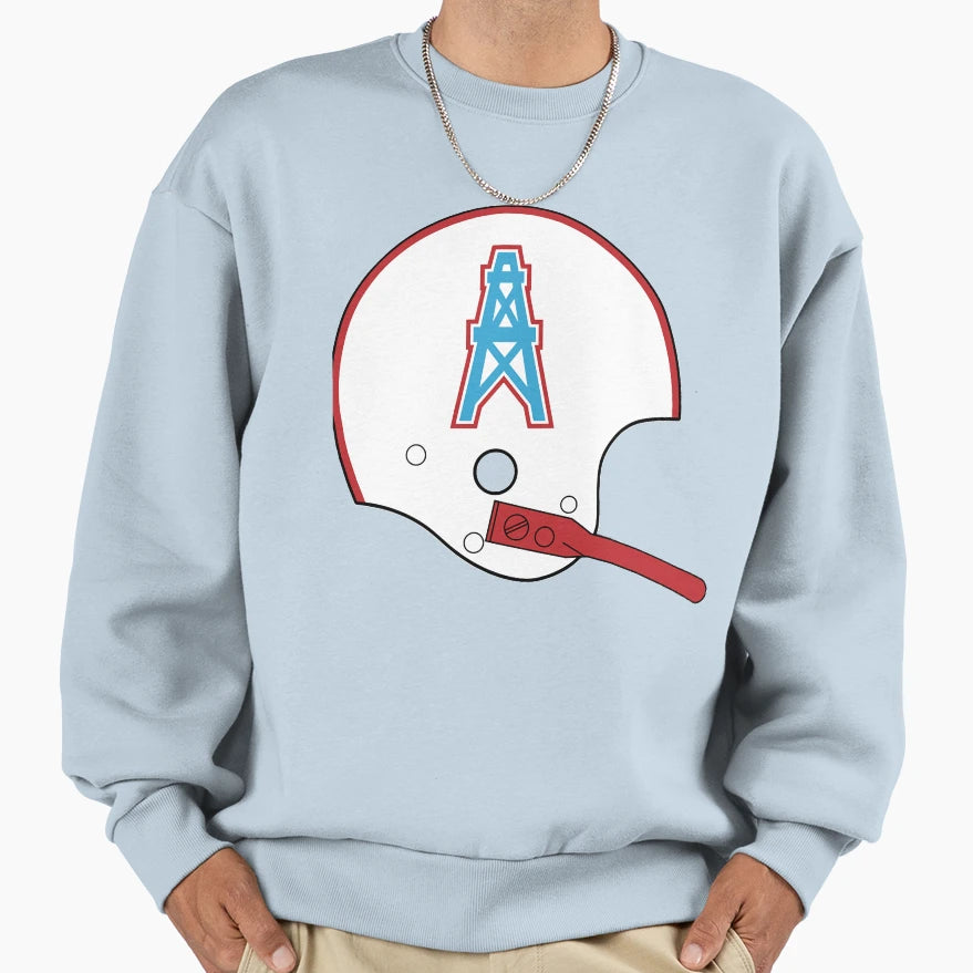 Houstontq Oilersy Throwbackq Funny Sweatshirt - Aesthetic Graphic Men Women - T-Shirt, Sweatshirt, Hoodie