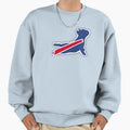 Buffalo Bills Frenchie Sweatshirt - Custom Art Print Men Women - T-Shirt, Sweatshirt, Hoodie