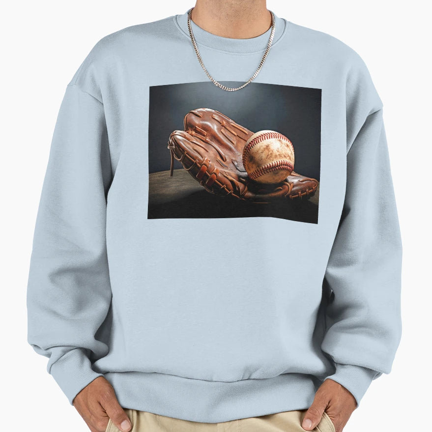 Baseball Sweatshirt - Custom Art Print Men Women - T-Shirt, Sweatshirt, Hoodie