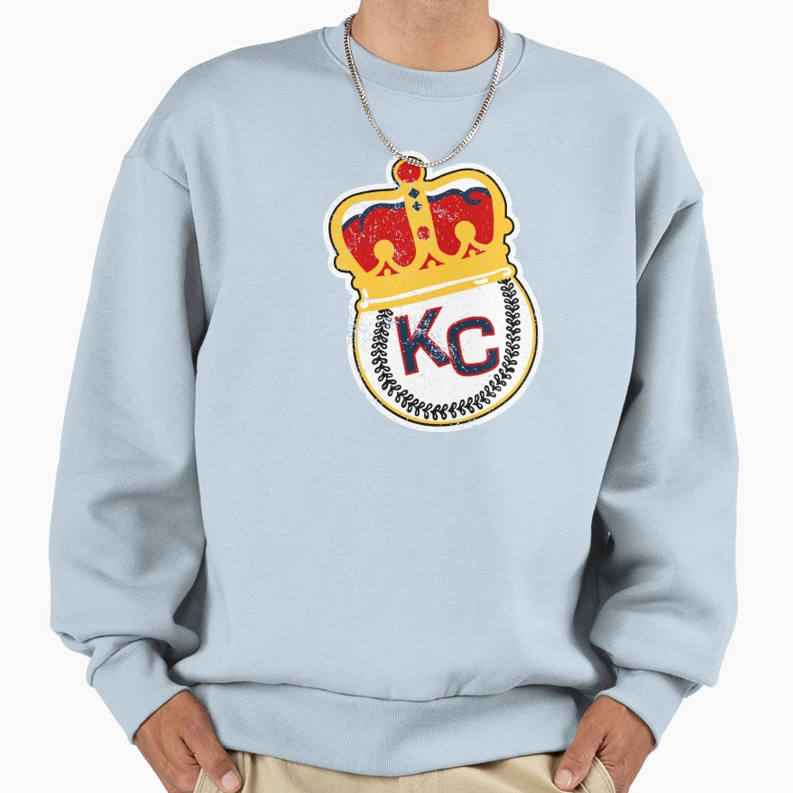Kansas City Monarchs Crown Sweatshirt - Casual Everyday Wear Men Women - T-Shirt, Sweatshirt, Hoodie