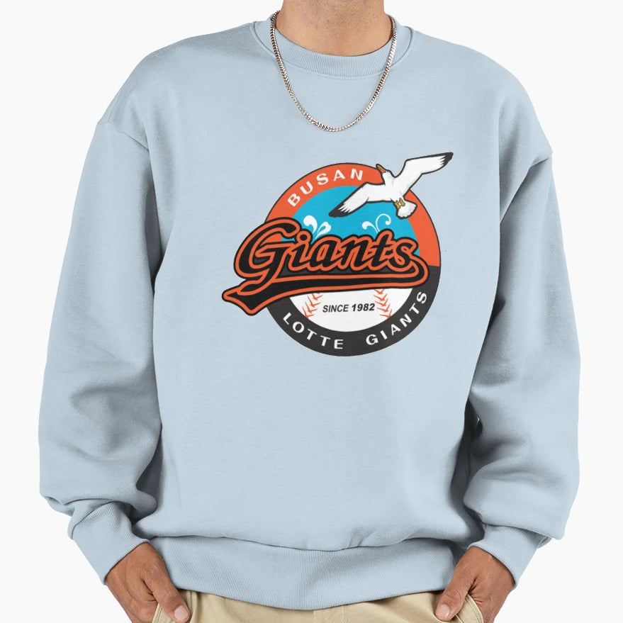 Baseball Kbo Busan Giants Sweatshirt - Custom Art Print Unisex - T-Shirt, Sweatshirt, Hoodie