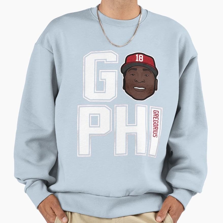 Didi Gregorius Go Phi Sweatshirt - Fun Novelty Design Men Women - T-Shirt, Sweatshirt, Hoodie