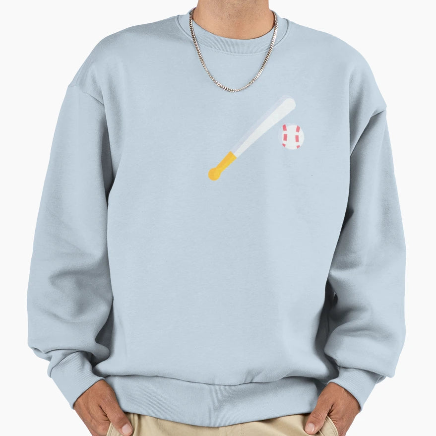 Baseball Sweatshirt - Graphic Print Men Women - T-Shirt, Sweatshirt, Hoodie