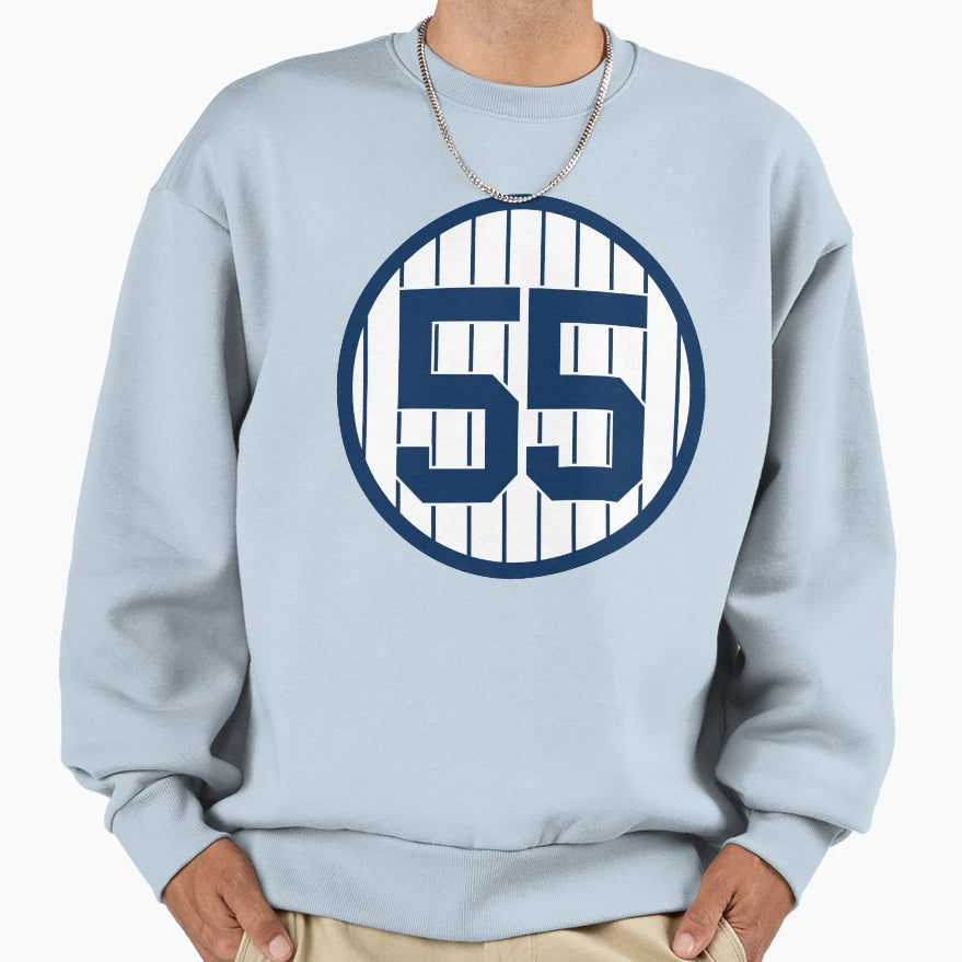 Hidekei Matsui 55 Jersey Number Sweatshirt - Trendy Graphic for Adults - T-Shirt, Sweatshirt, Hoodie