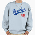 Brooklyn 42 Baseball Sweatshirt - Aesthetic Graphic Men Women - T-Shirt, Sweatshirt, Hoodie
