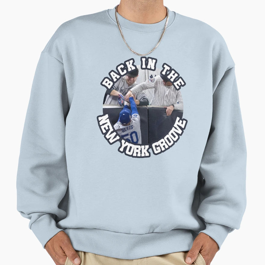 Back New York Groove Sweatshirt - Trendy Graphic Unisex - T-Shirt, Sweatshirt, Hoodie