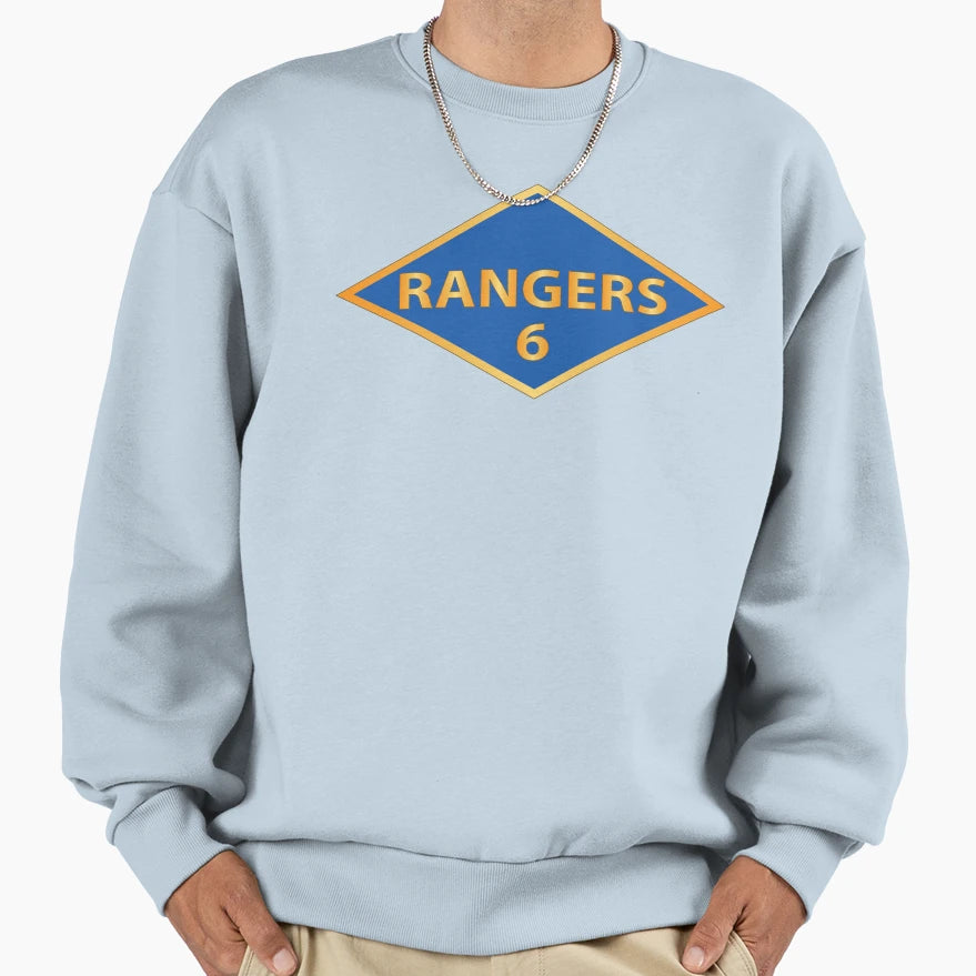Ssi 6Th Ranger Battalion Ranger Sweatshirt - Novelty Apparel for Adults - T-Shirt, Sweatshirt, Hoodie