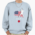 Usa Baseball Sweatshirt - Custom Art Print for Adults - T-Shirt, Sweatshirt, Hoodie