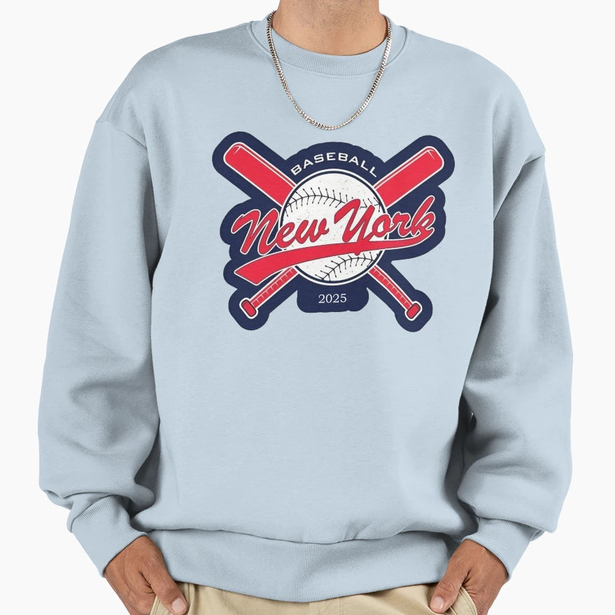 New York Baseball Sweatshirt - Streetwear Style for Adults - T-Shirt, Sweatshirt, Hoodie
