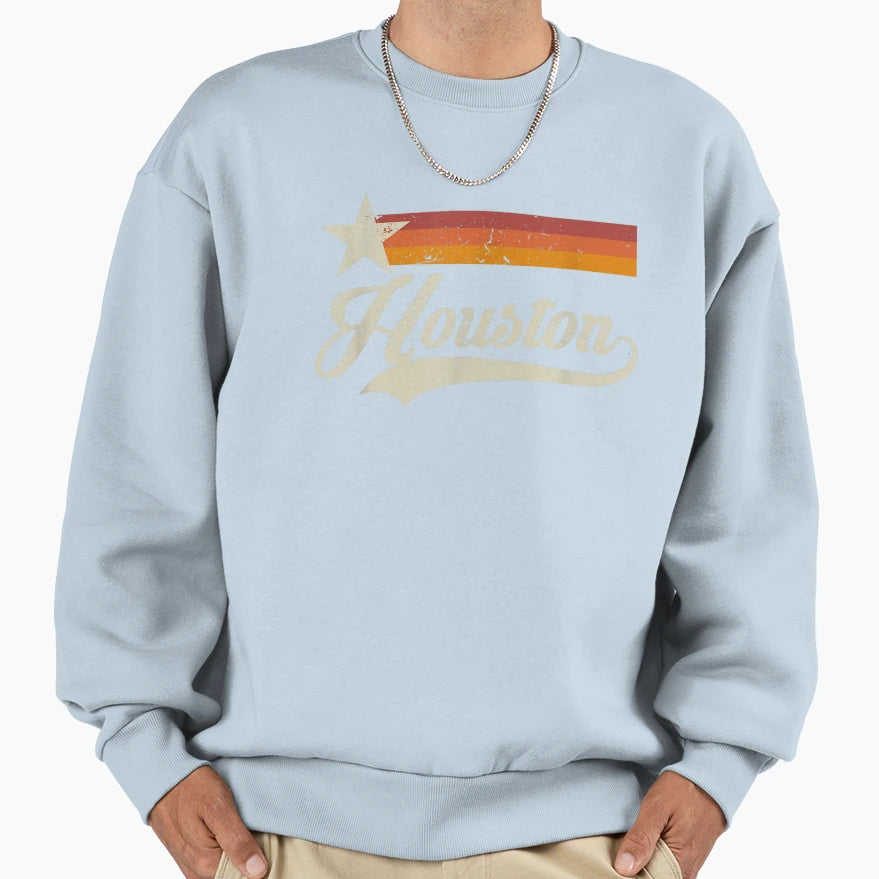 Houston Texas Houston Baseball Sweatshirt - Novelty Apparel Men Women - T-Shirt, Sweatshirt, Hoodie